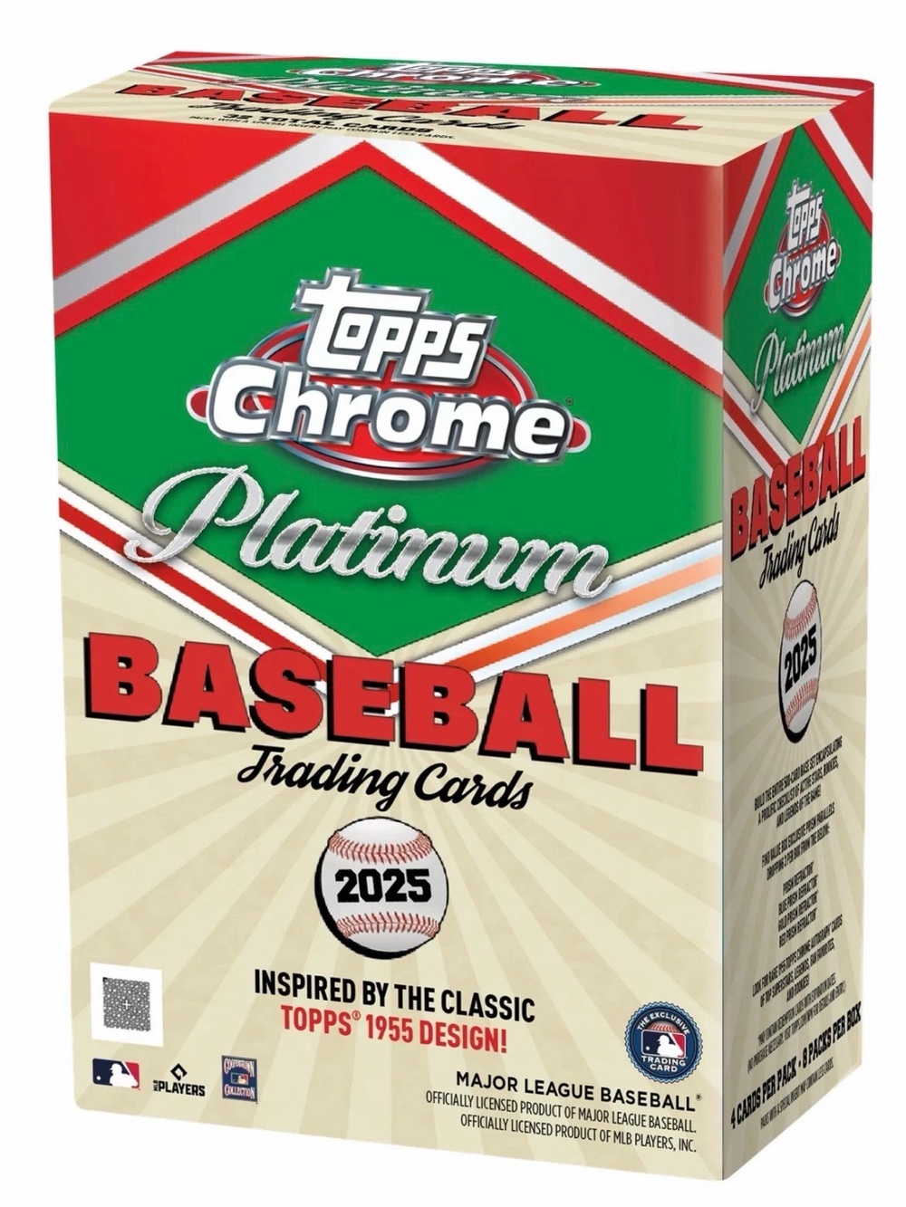 2025 Topps Chrome Platinum Baseball Value Box Blaster NEW SEALED '55 Anniversary